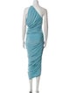Norma Kamali One-Shoulder Long Dress