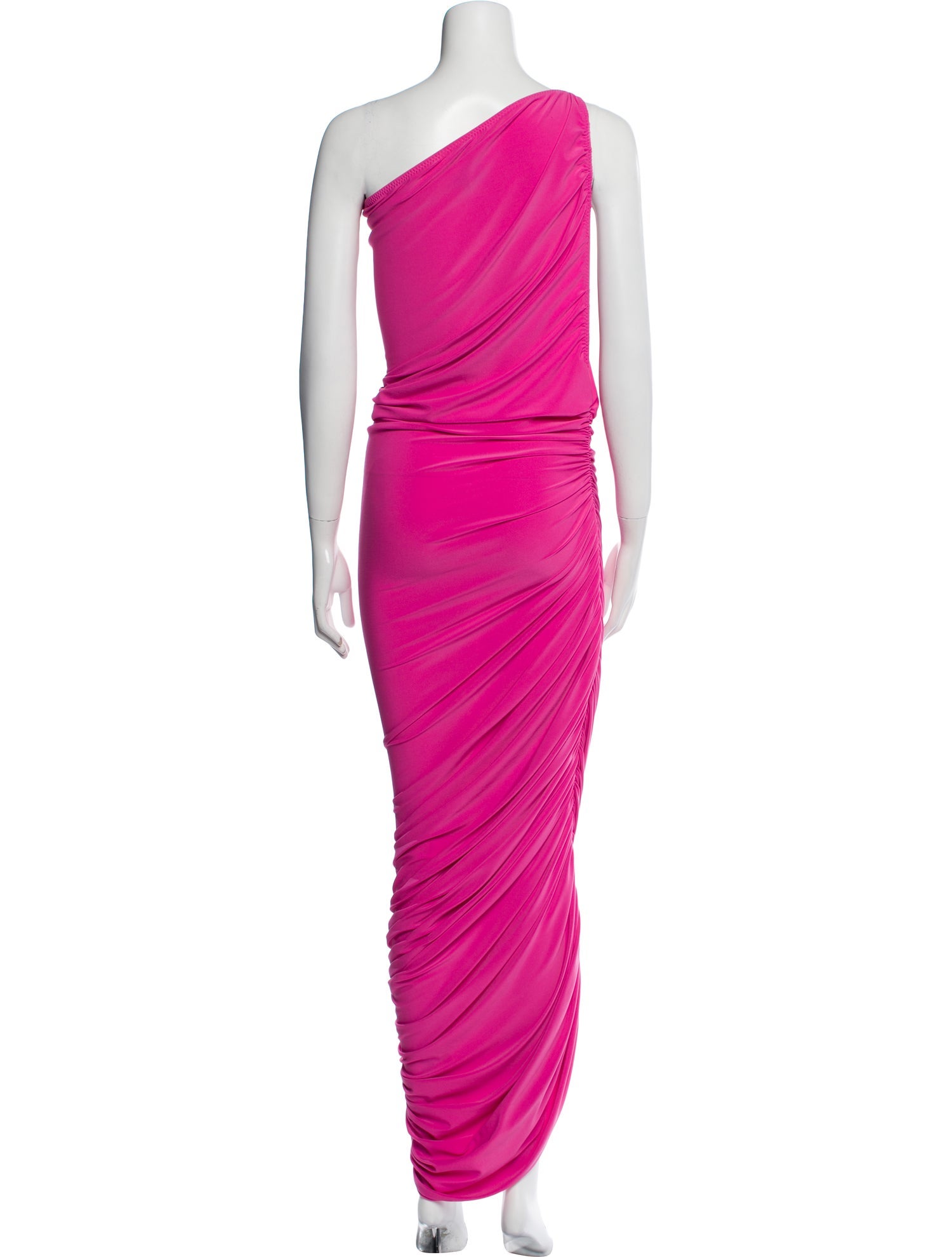 Norma Kamali One-Shoulder Long Dress