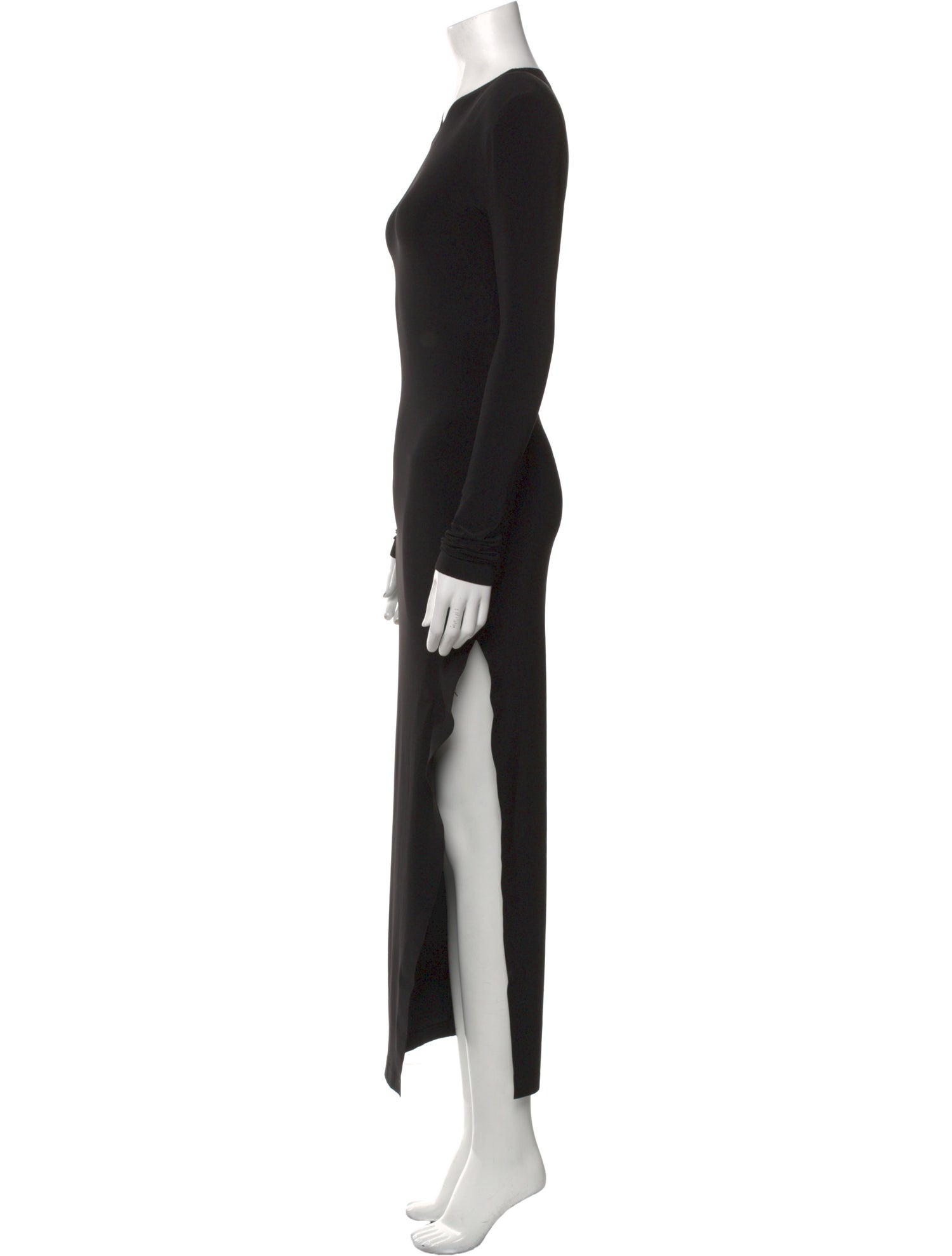 Norma Kamali V-Neck Long Dress