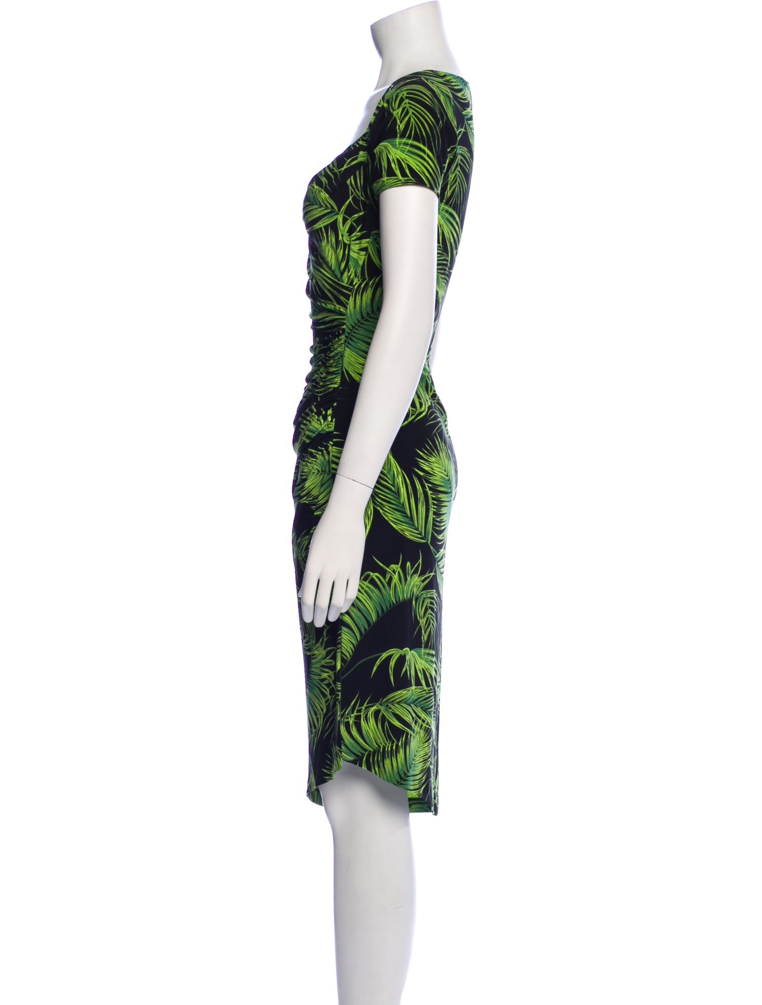 Norma Kamali Printed Midi Length Dress