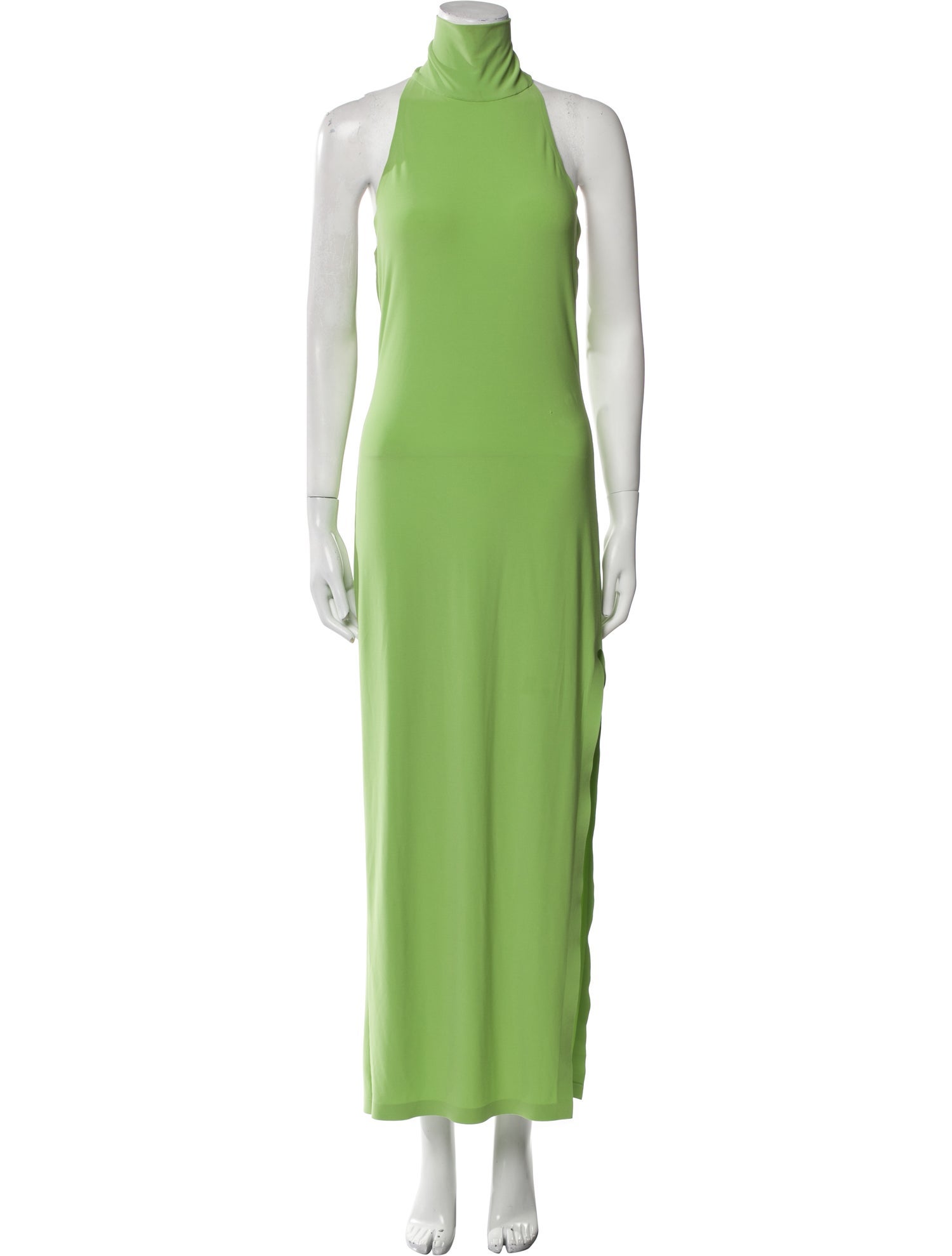 Norma Kamali Mock Neck Long Dress