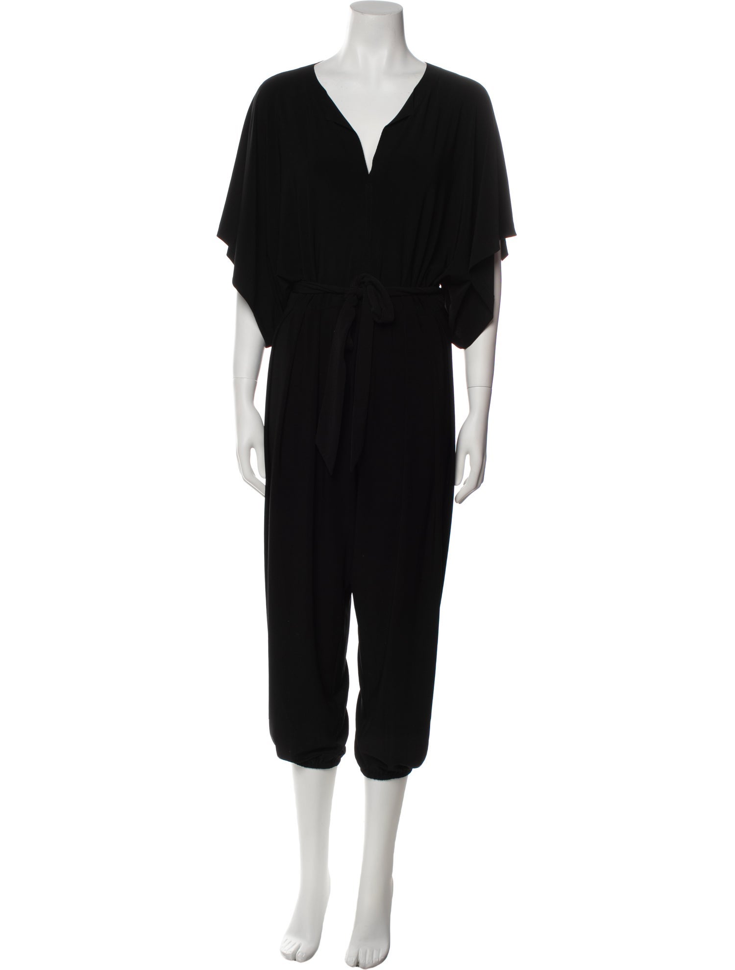 Norma Kamali V-Neck Jumpsuit