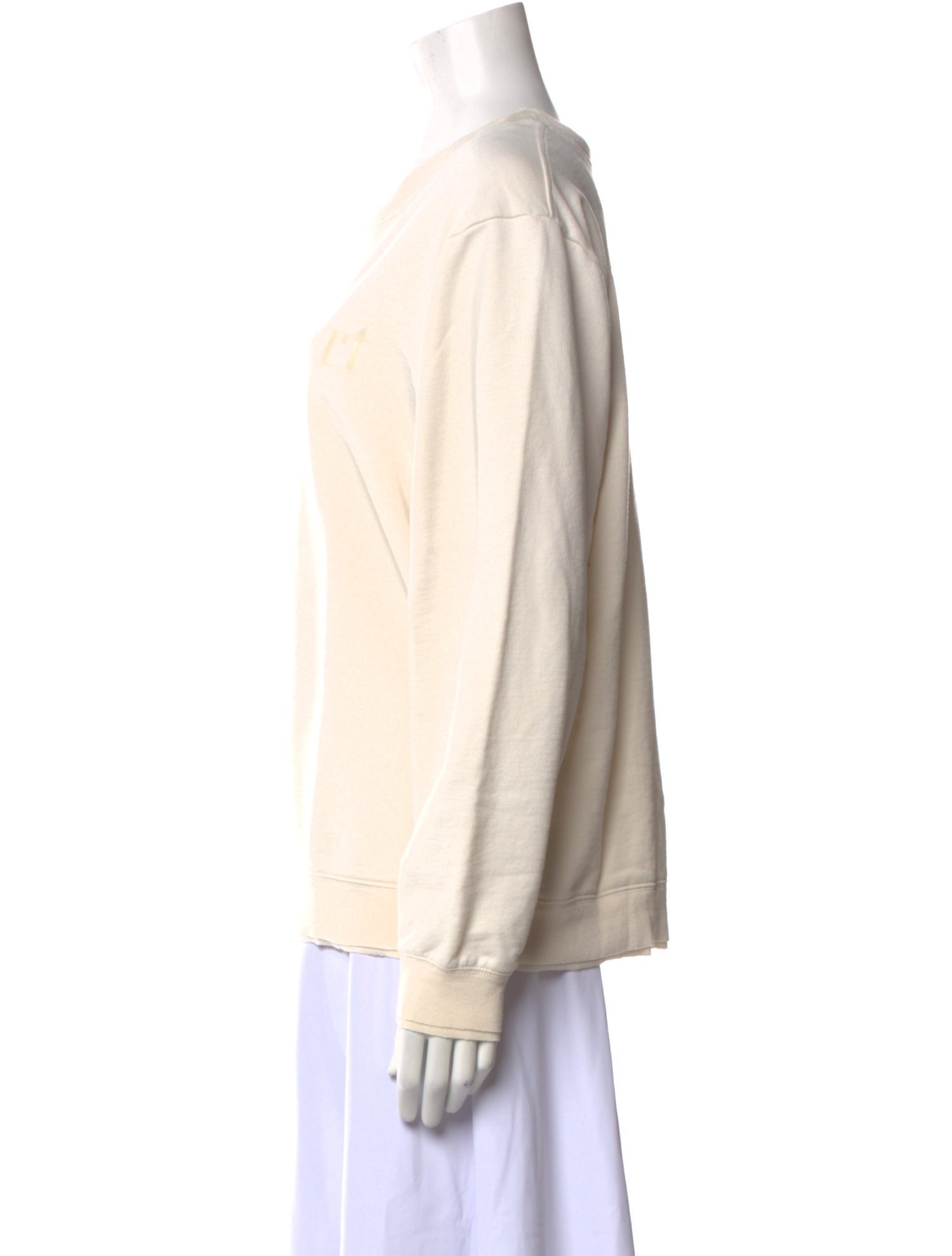 Norma Kamali Crew Neck Long Sleeve Sweatshirt