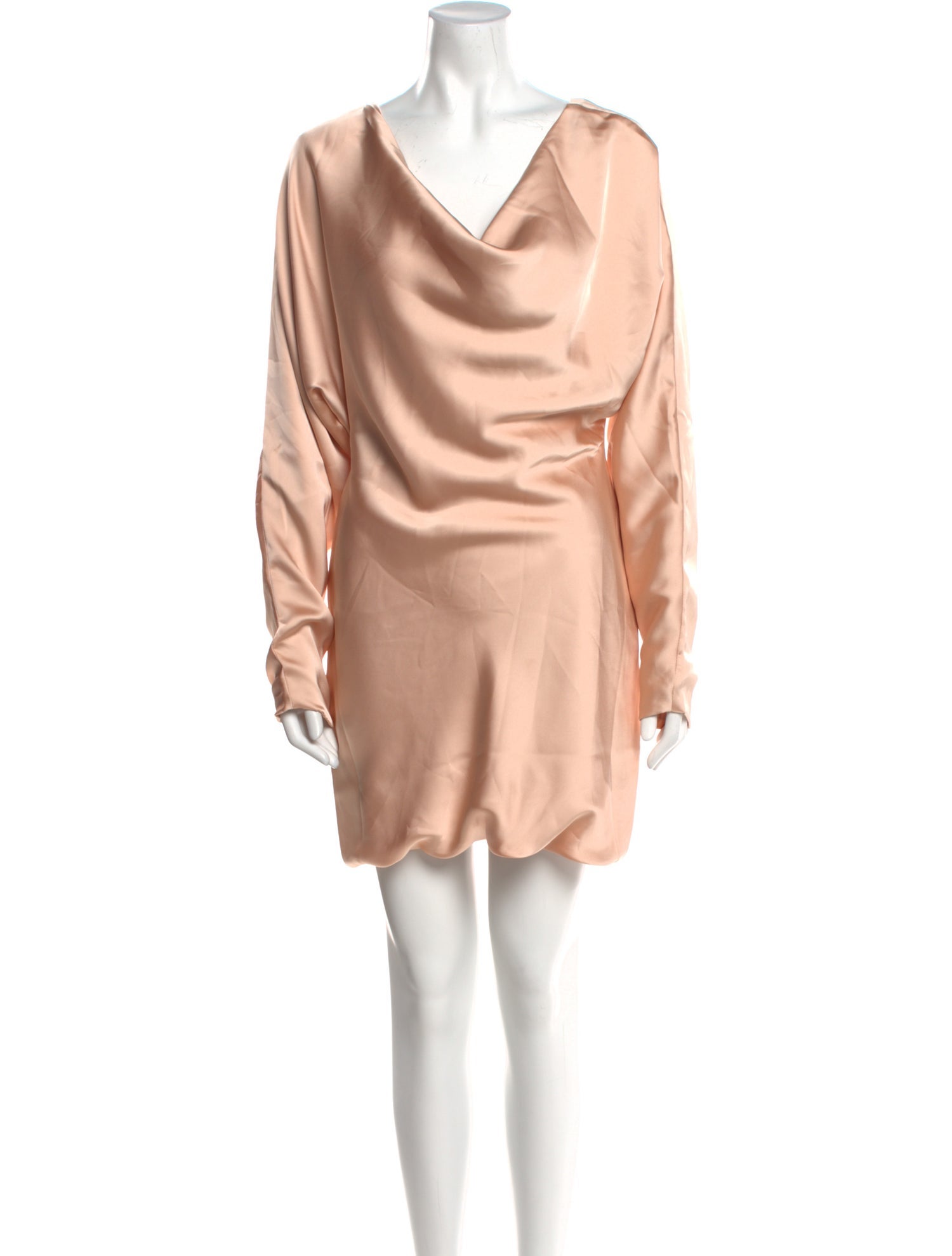 Norma Kamali Cowl Neck Mini Dress