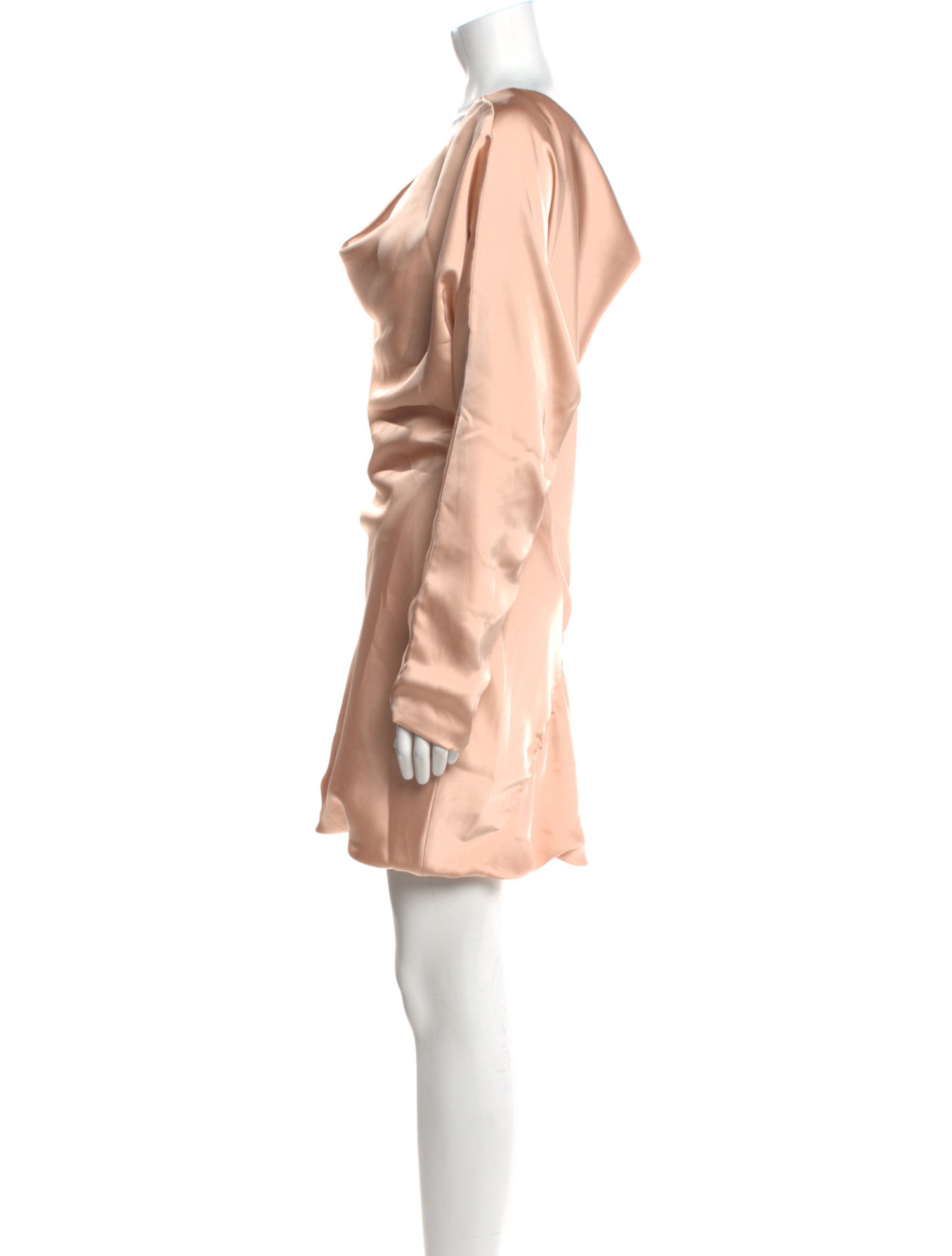 Norma Kamali Cowl Neck Mini Dress
