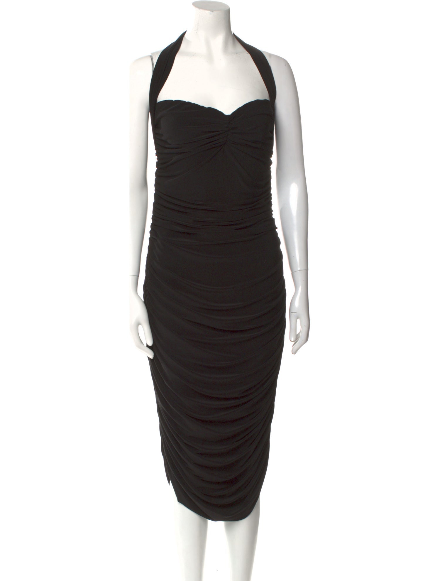 Norma Kamali Halterneck Midi Length Dress