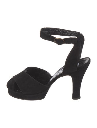 Norma Kamali Suede Sandals