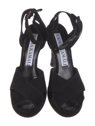 Norma Kamali Suede Sandals