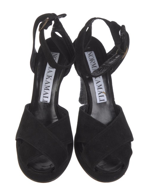 Norma Kamali Suede Sandals