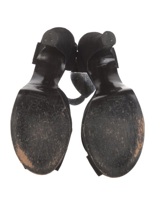 Norma Kamali Suede Sandals