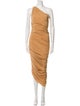 Norma Kamali One-Shoulder Long Dress