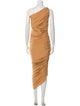 Norma Kamali One-Shoulder Long Dress