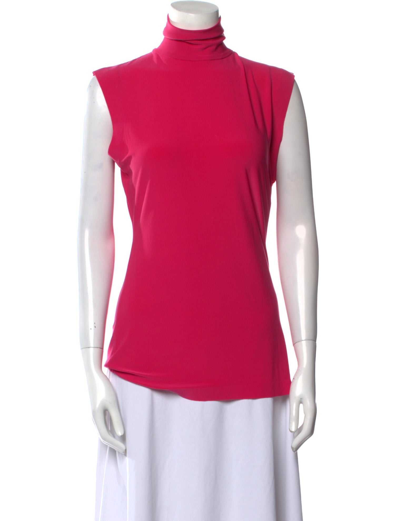 Norma Kamali Turtleneck Sleeveless Top w/ Tags