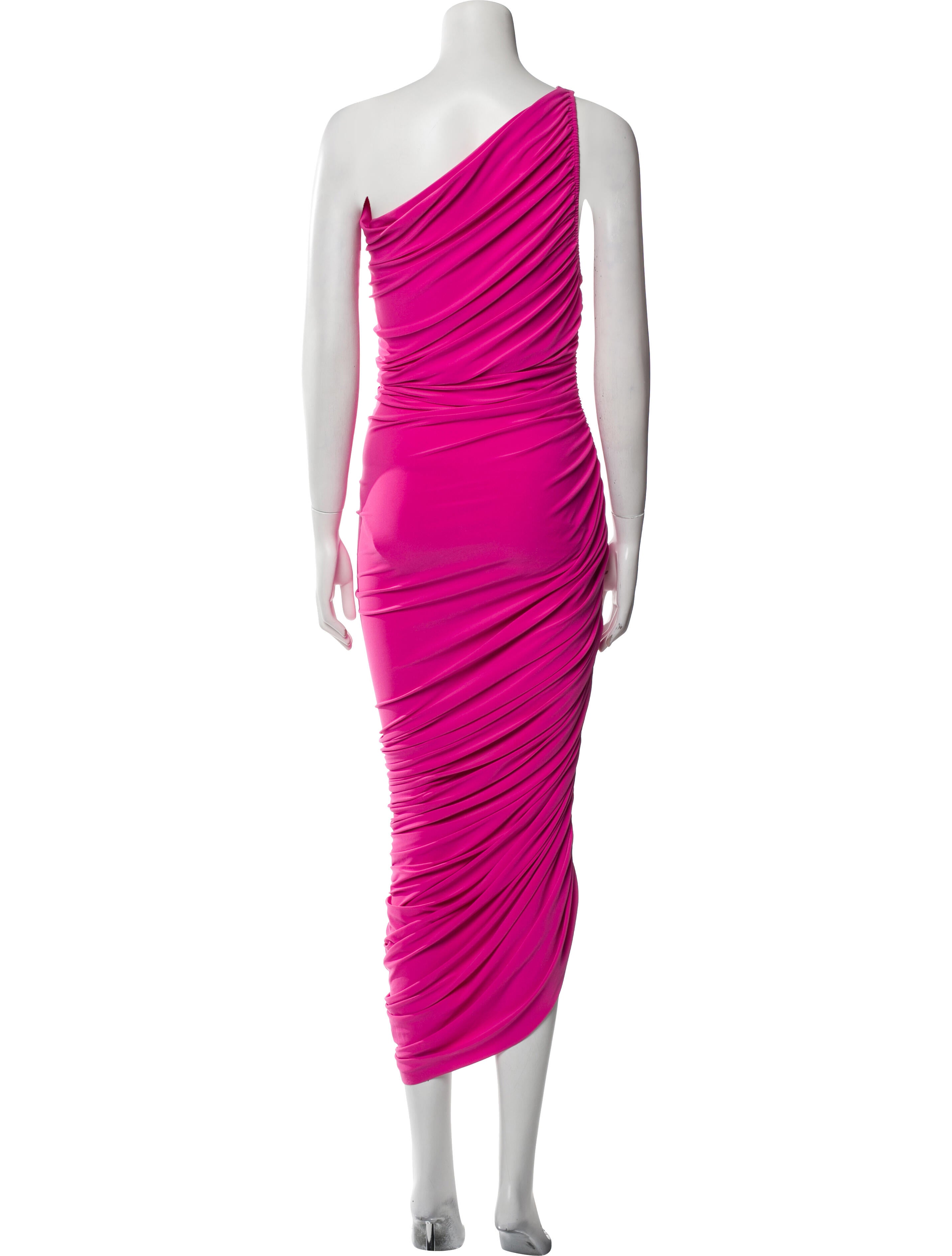 Norma Kamali One-Shoulder Long Dress