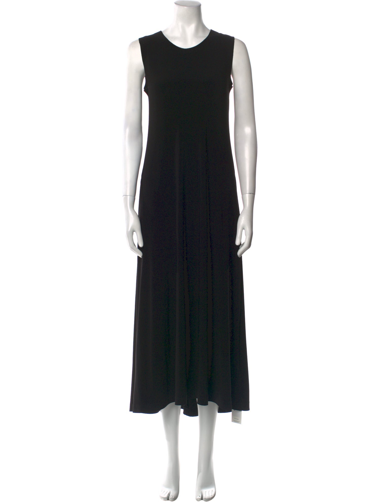 Norma Kamali Crew Neck Long Dress