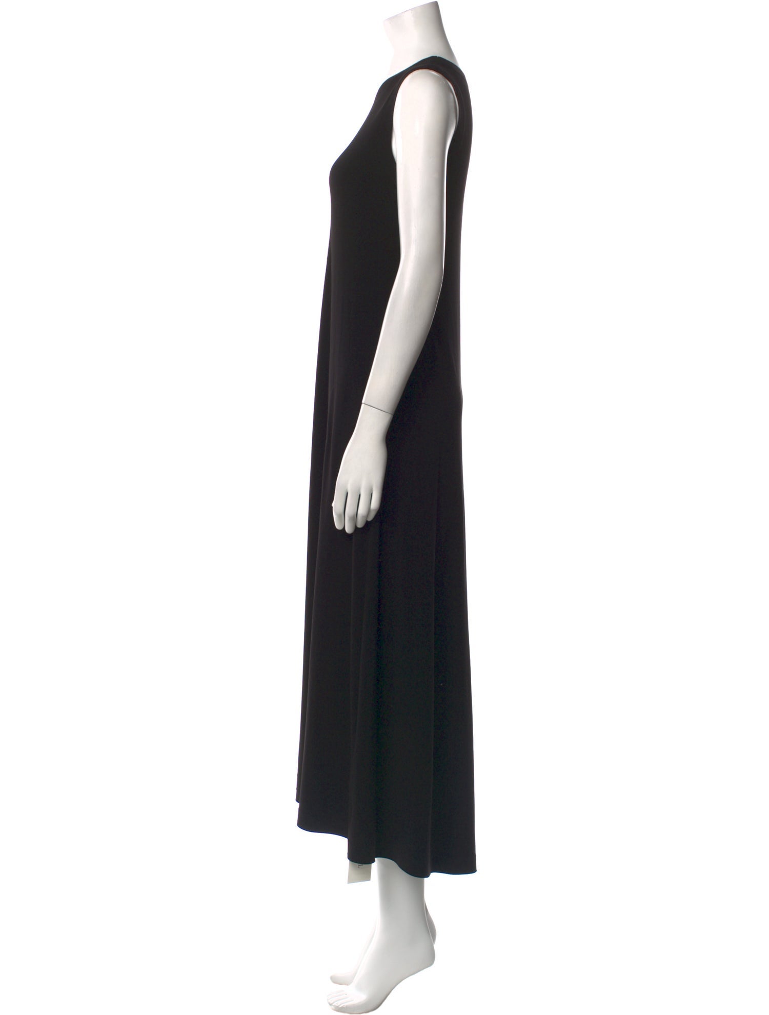 Norma Kamali Crew Neck Long Dress