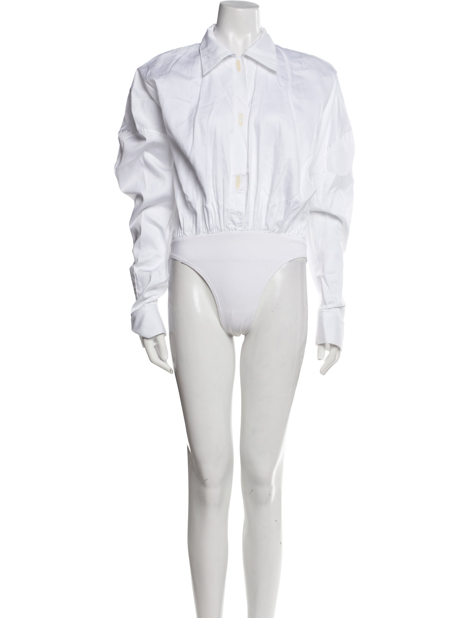 Norma Kamali Long Sleeve Bodysuit