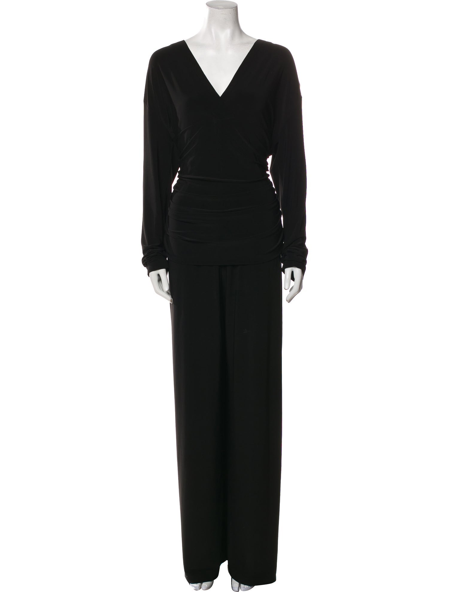Norma Kamali V-Neck Jumpsuit