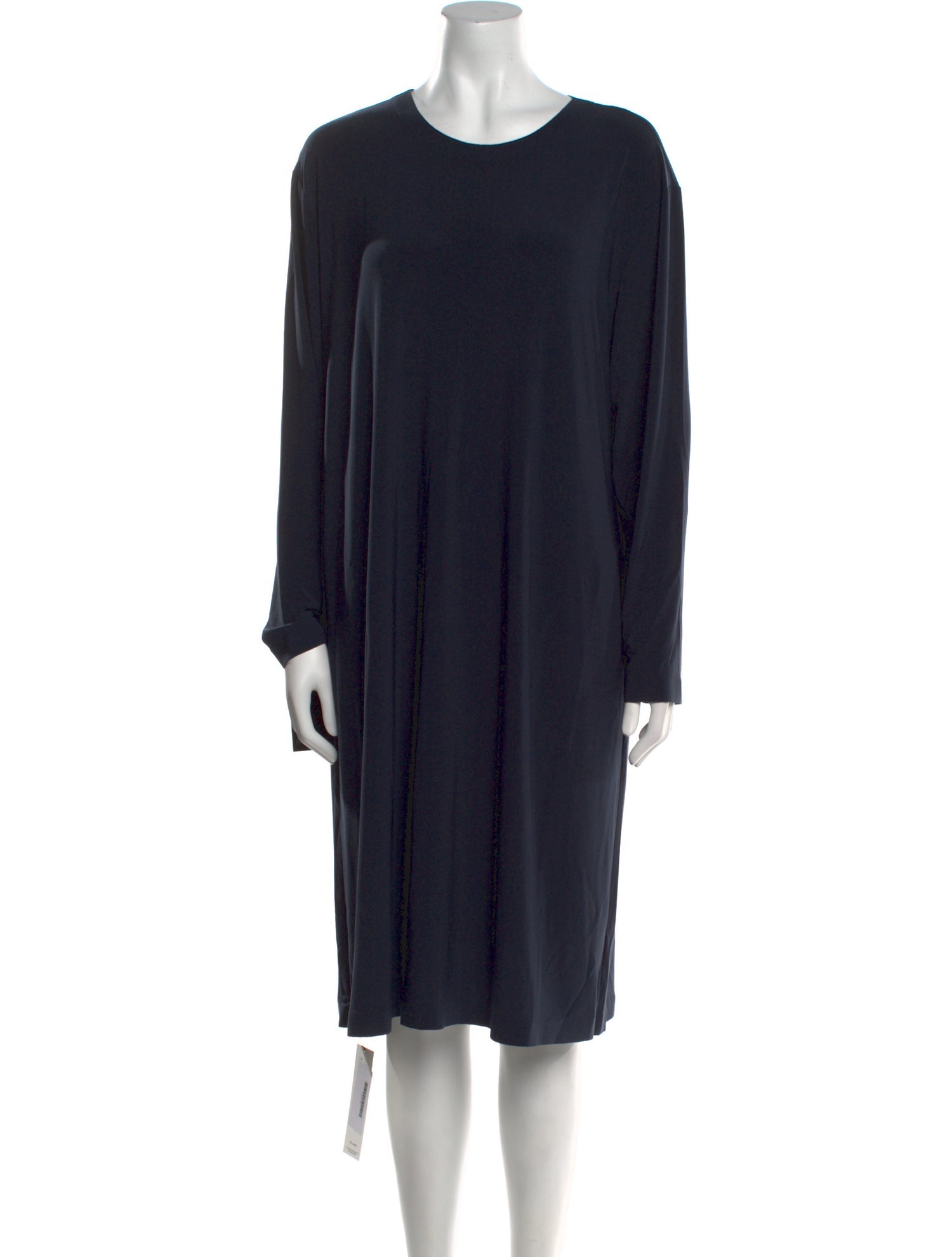 Norma Kamali Crew Neck Knee-Length Dress w/ Tags