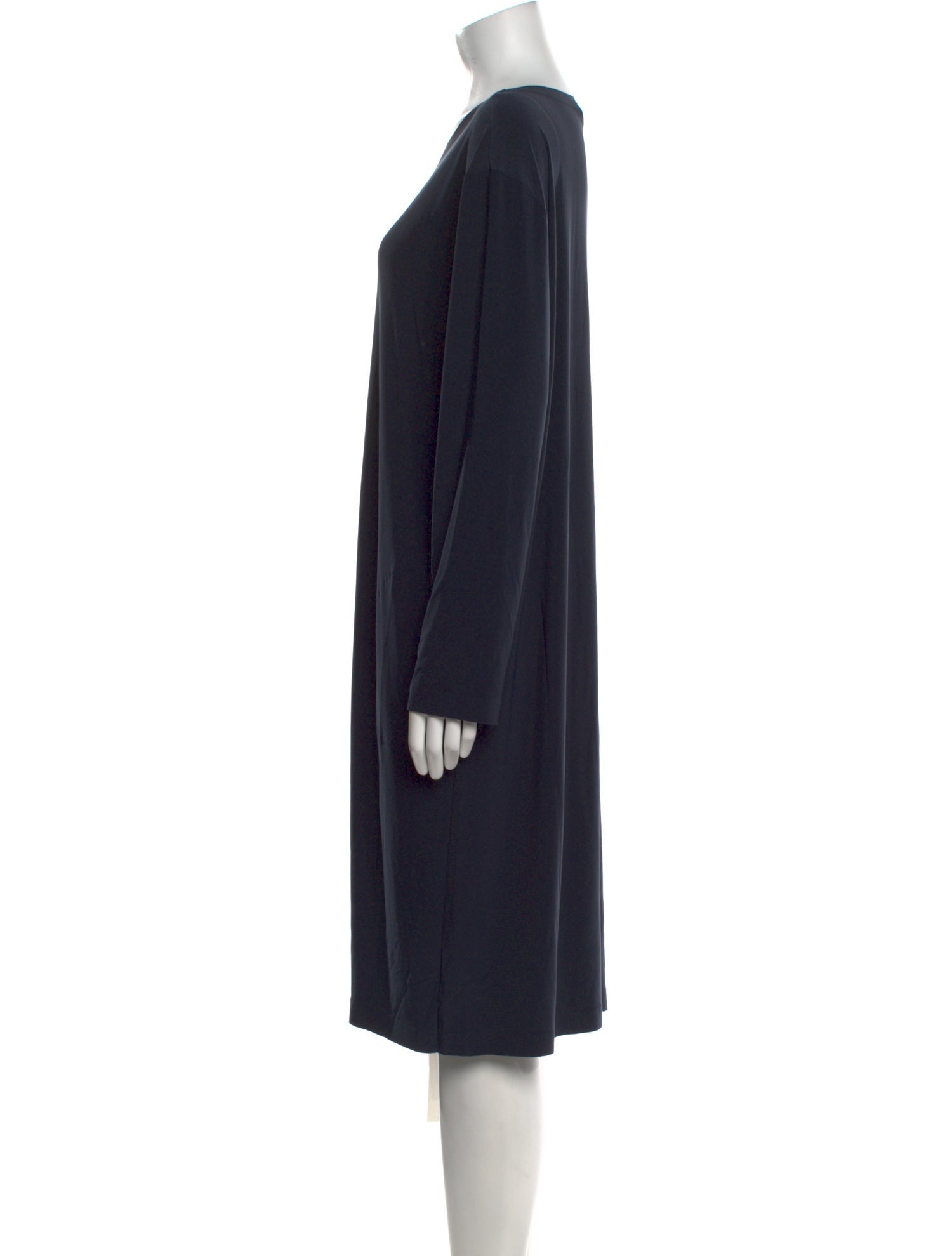 Norma Kamali Crew Neck Knee-Length Dress w/ Tags
