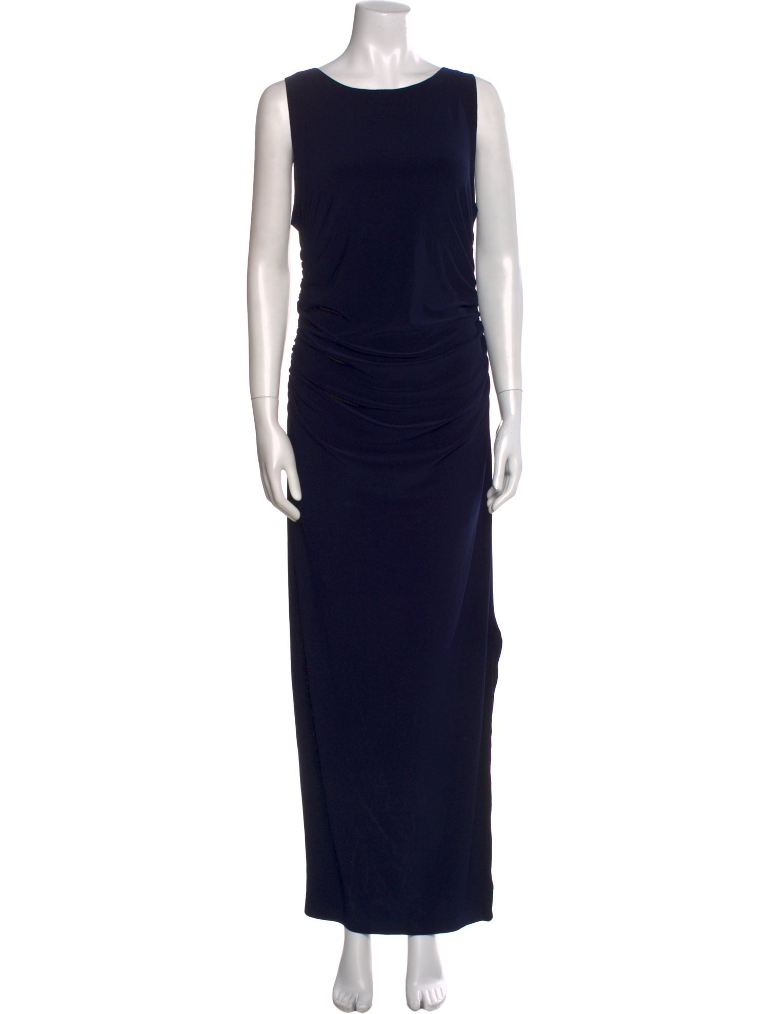 Norma Kamali Scoop Neck Long Dress