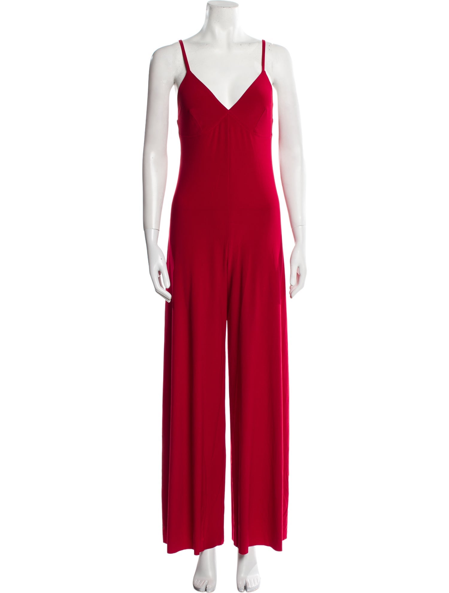Norma Kamali V-Neck Jumpsuit