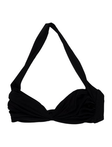 Norma Kamali Swimwear Pleated Accents Top XS