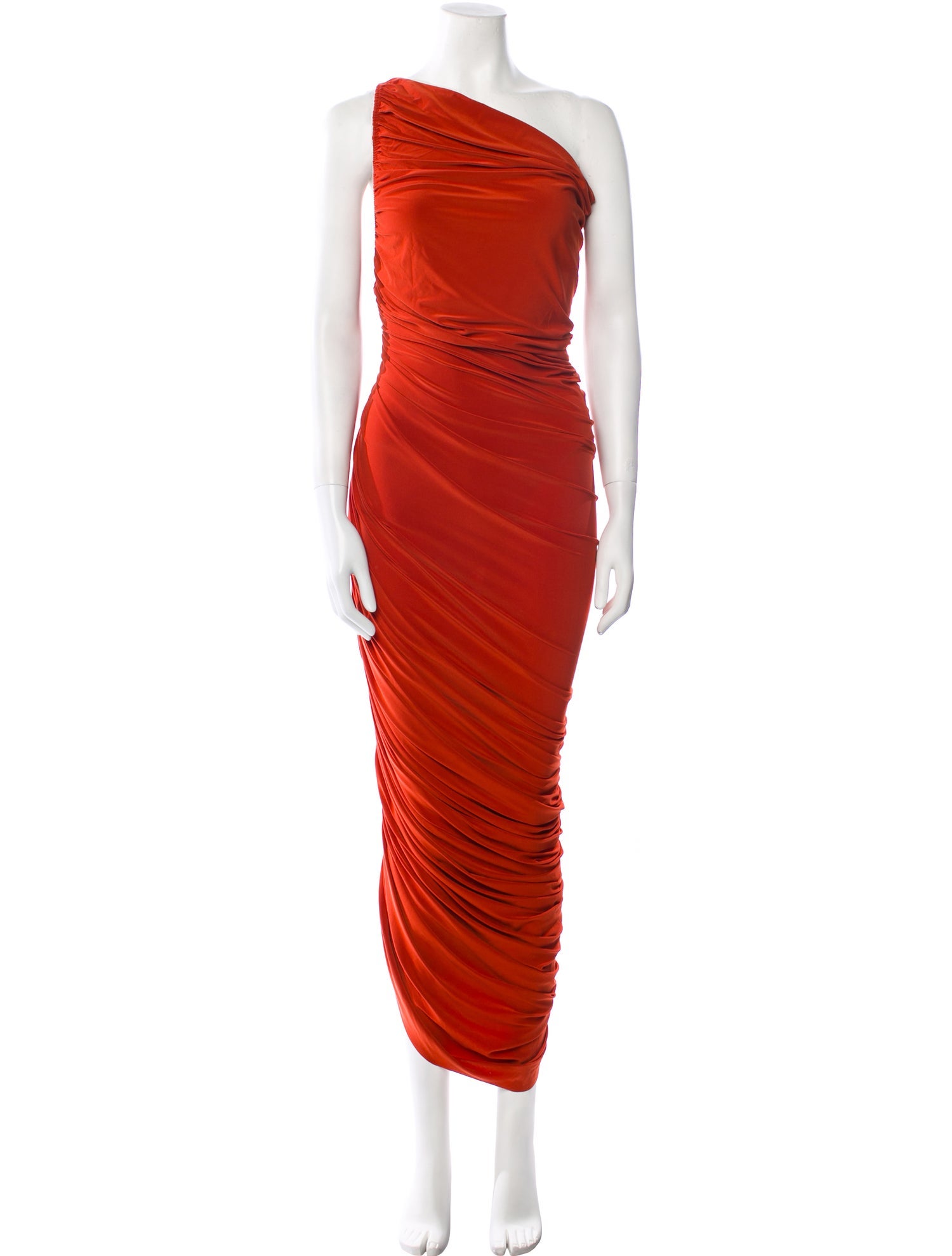 Norma Kamali One-Shoulder Long Dress w/ Tags