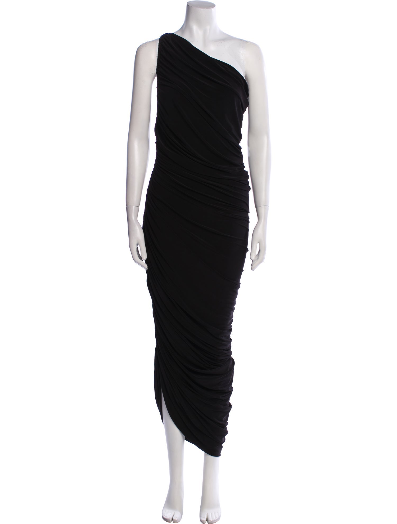 Norma Kamali One-Shoulder Long Dress