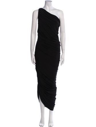 Norma Kamali One-Shoulder Long Dress