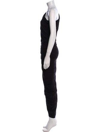 Norma Kamali One-Shoulder Long Dress