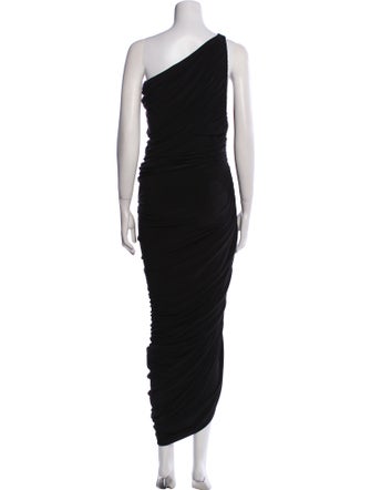 Norma Kamali One-Shoulder Long Dress