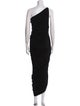 Norma Kamali One-Shoulder Long Dress