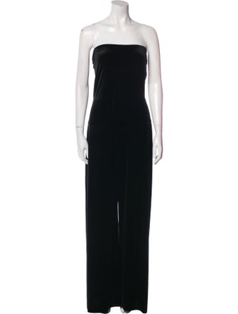 Norma Kamali Strapless Jumpsuit