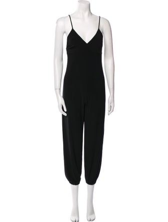 Norma Kamali V-Neck Jumpsuit
