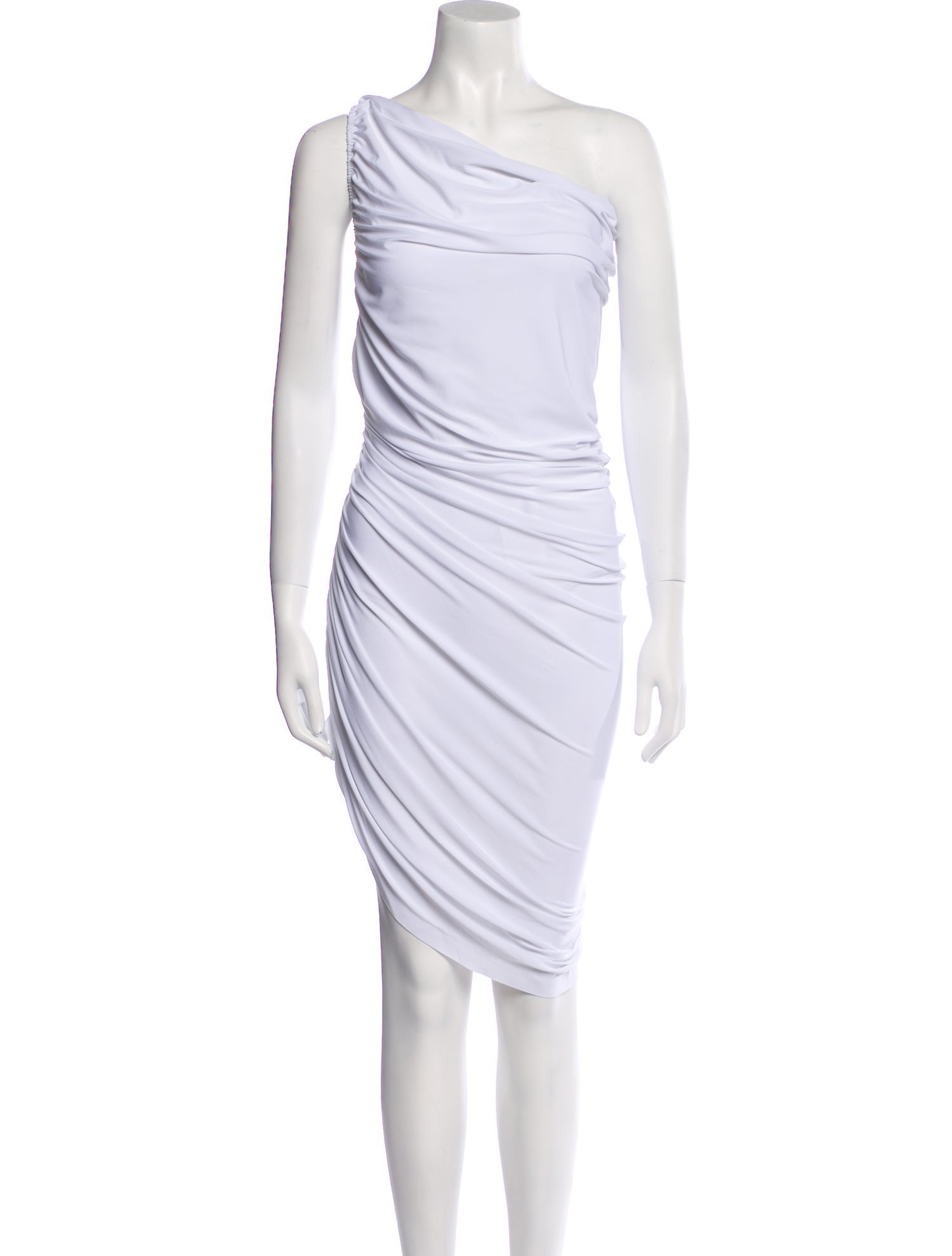 Norma Kamali One-Shoulder Mini Dress