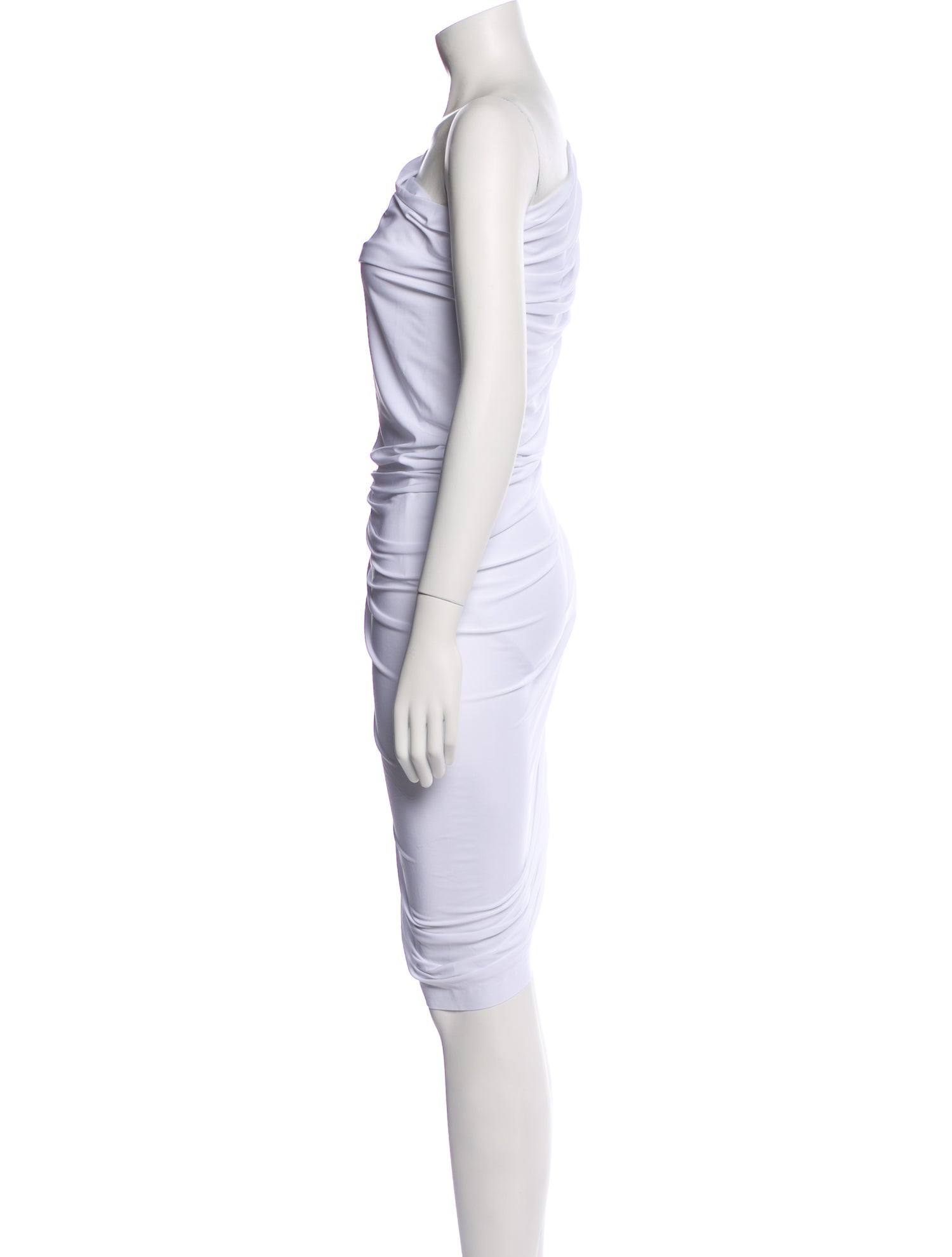 Norma Kamali One-Shoulder Mini Dress