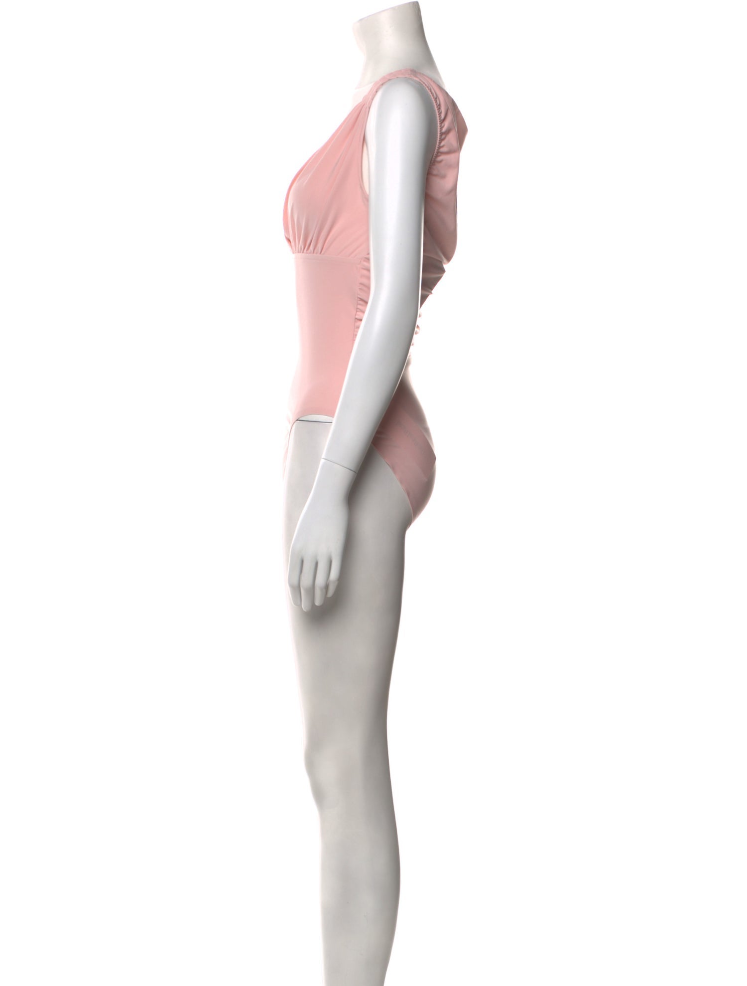 Norma Kamali Plunge Neckline Romper