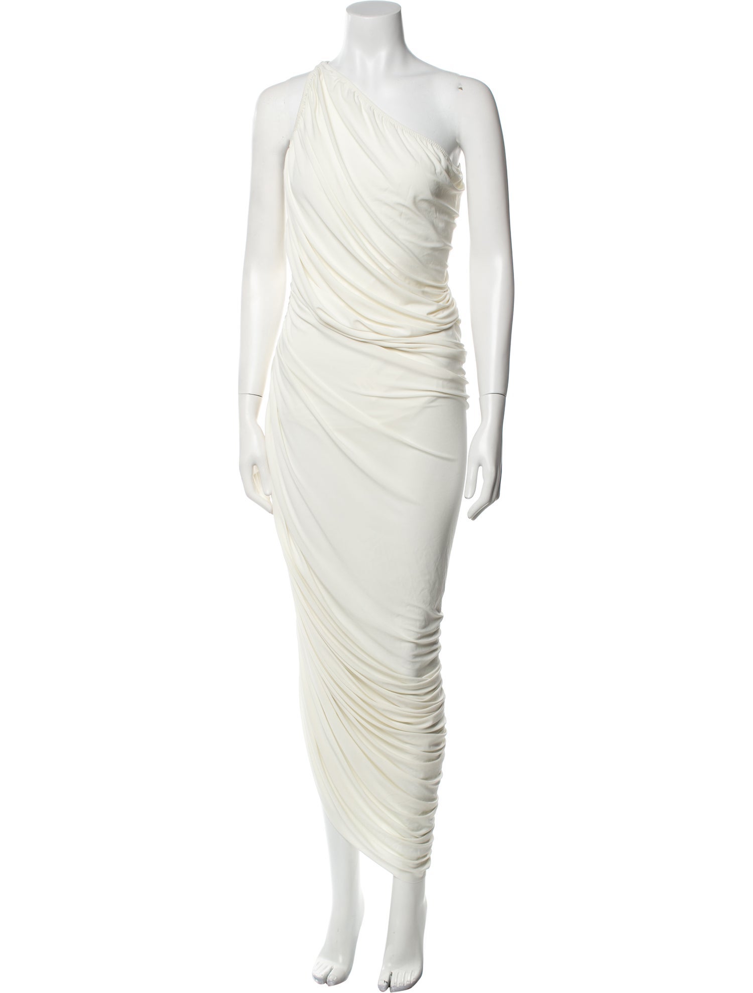 Norma Kamali One-Shoulder Long Dress