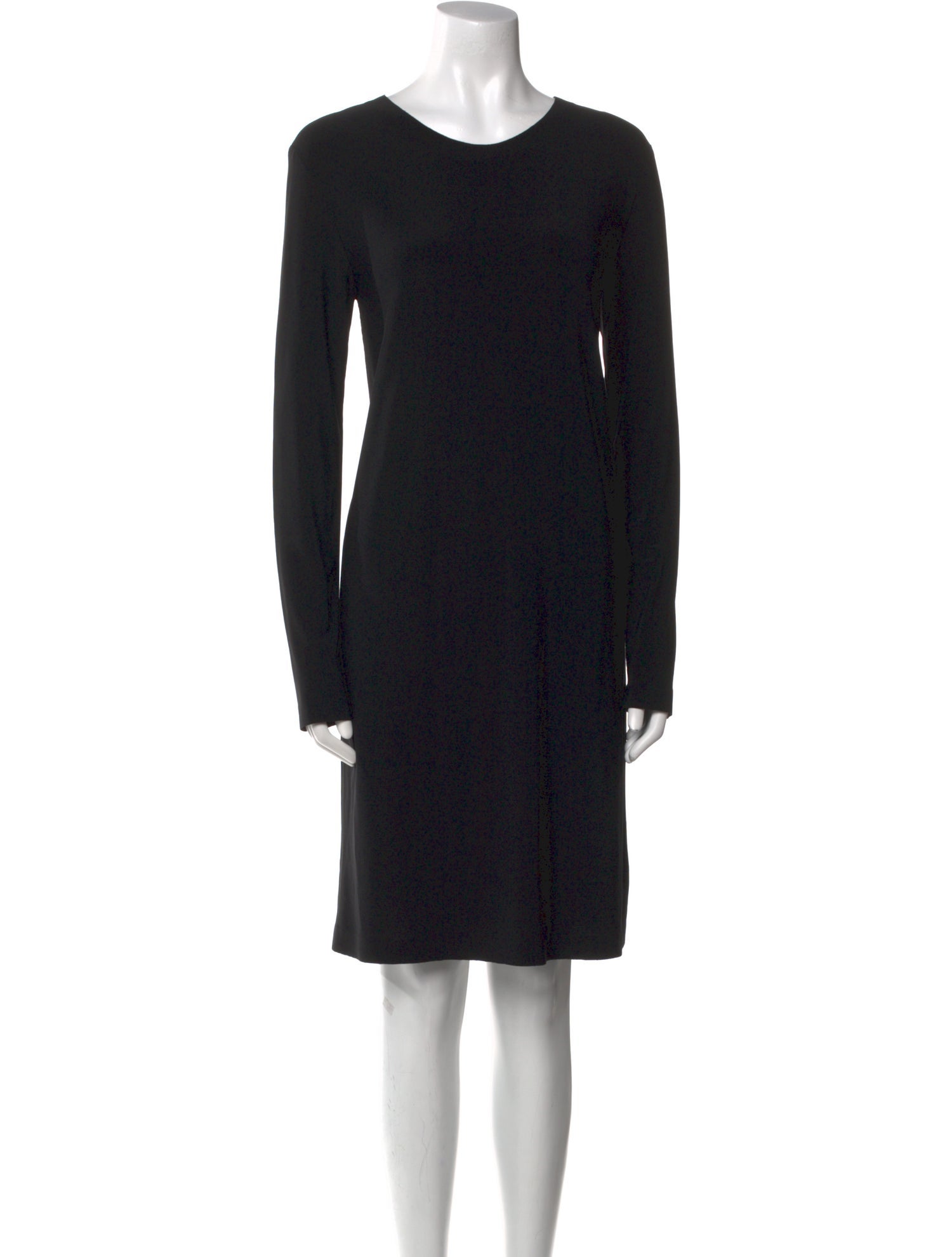 Norma Kamali Crew Neck Mini Dress