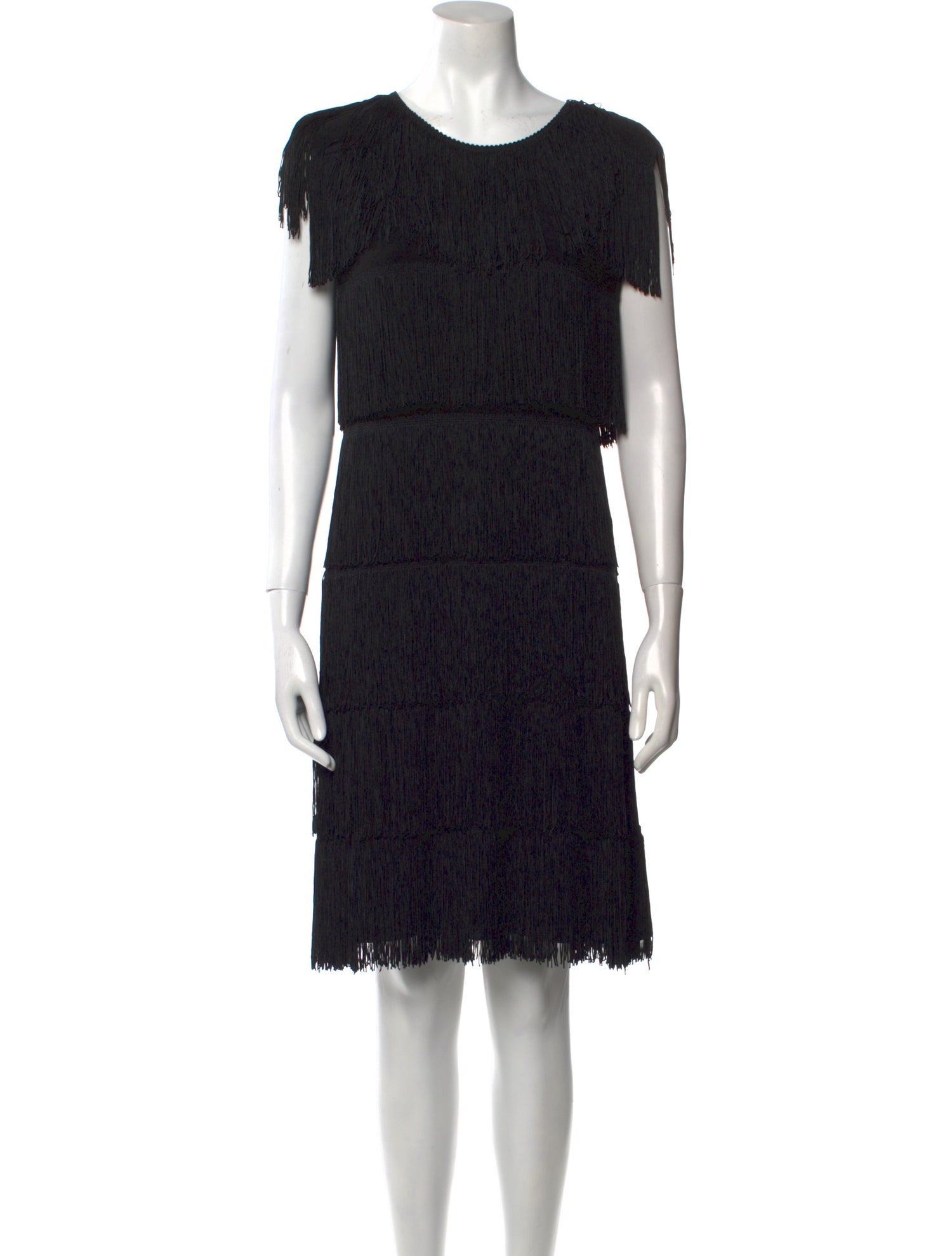 Norma Kamali Crew Neck Mini Dress