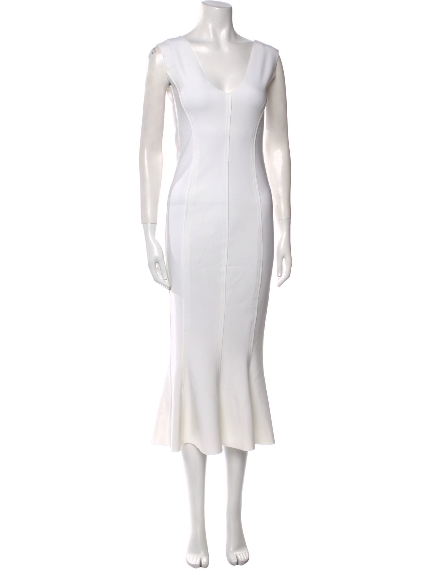 Norma Kamali Scoop Neck Long Dress