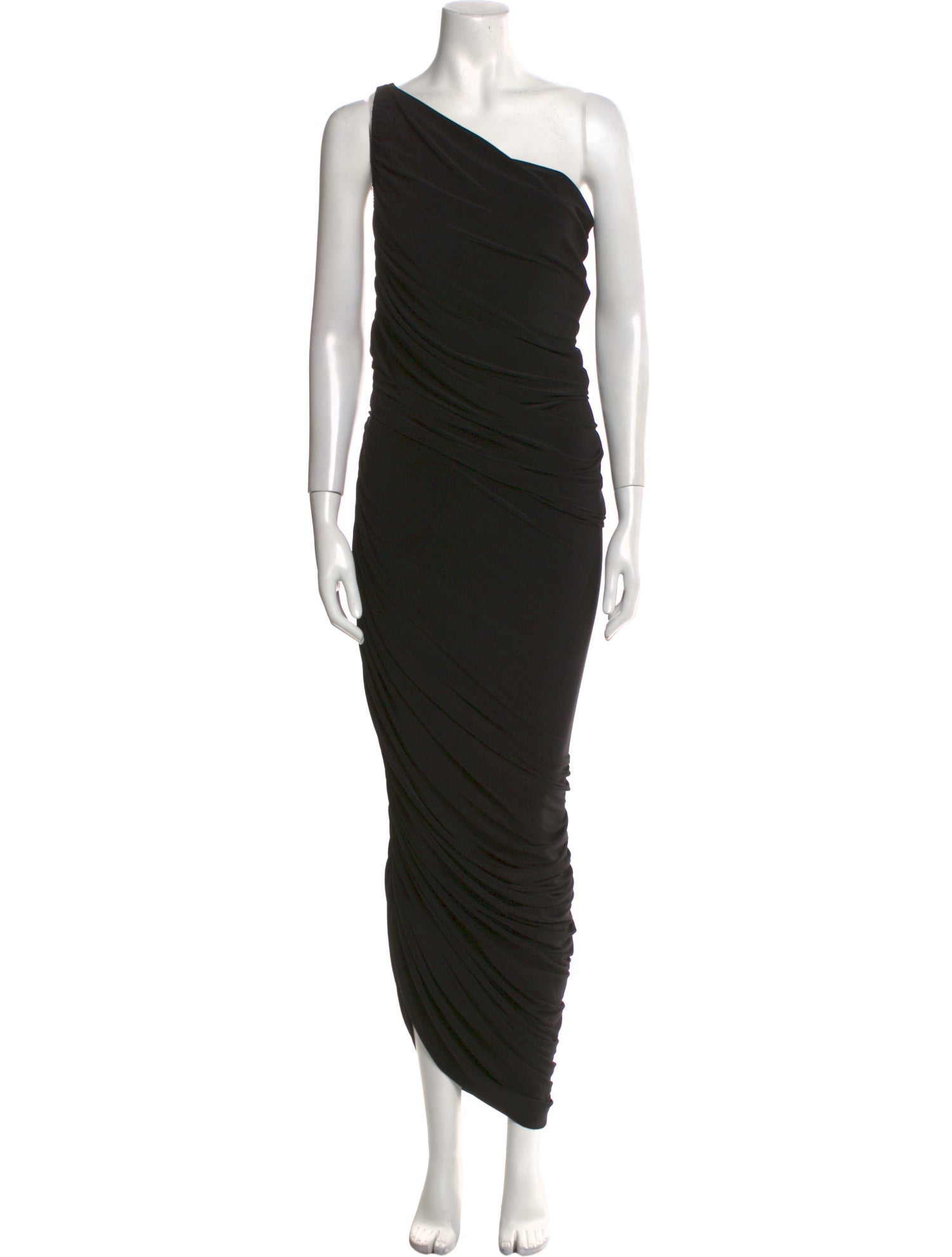 Norma Kamali One-Shoulder Long Dress