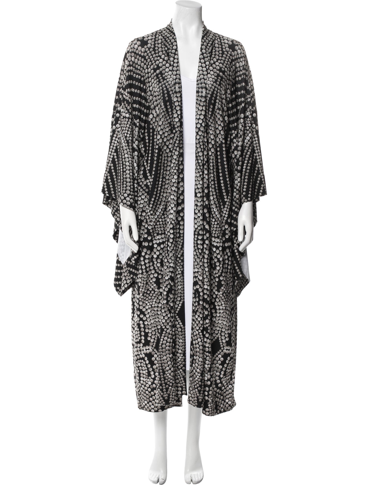 Norma Kamali Polka Dot Print Robe - Loungewear, Clothing - WNK55712 ...