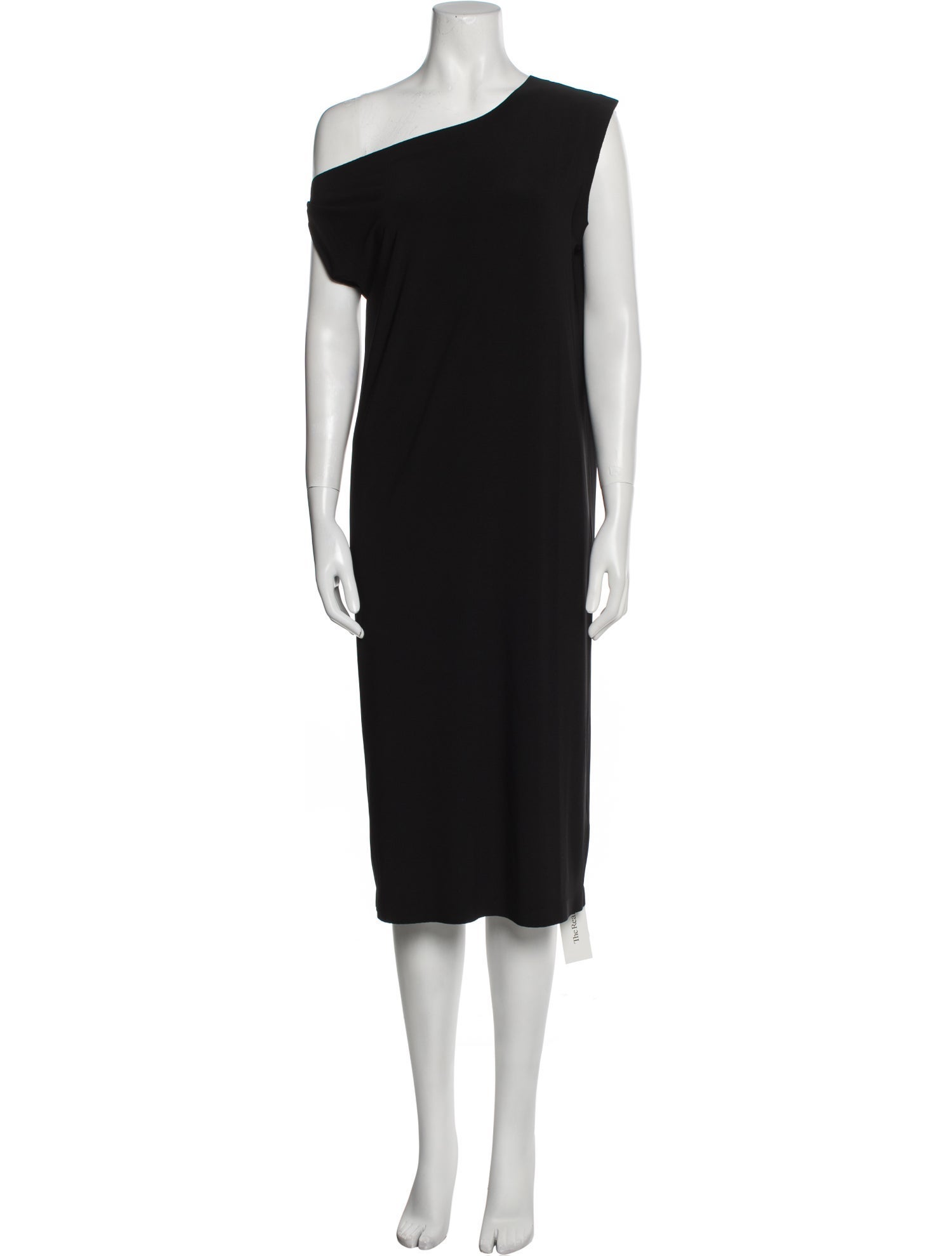 Norma Kamali One-Shoulder Midi Length Dress w/ Tags