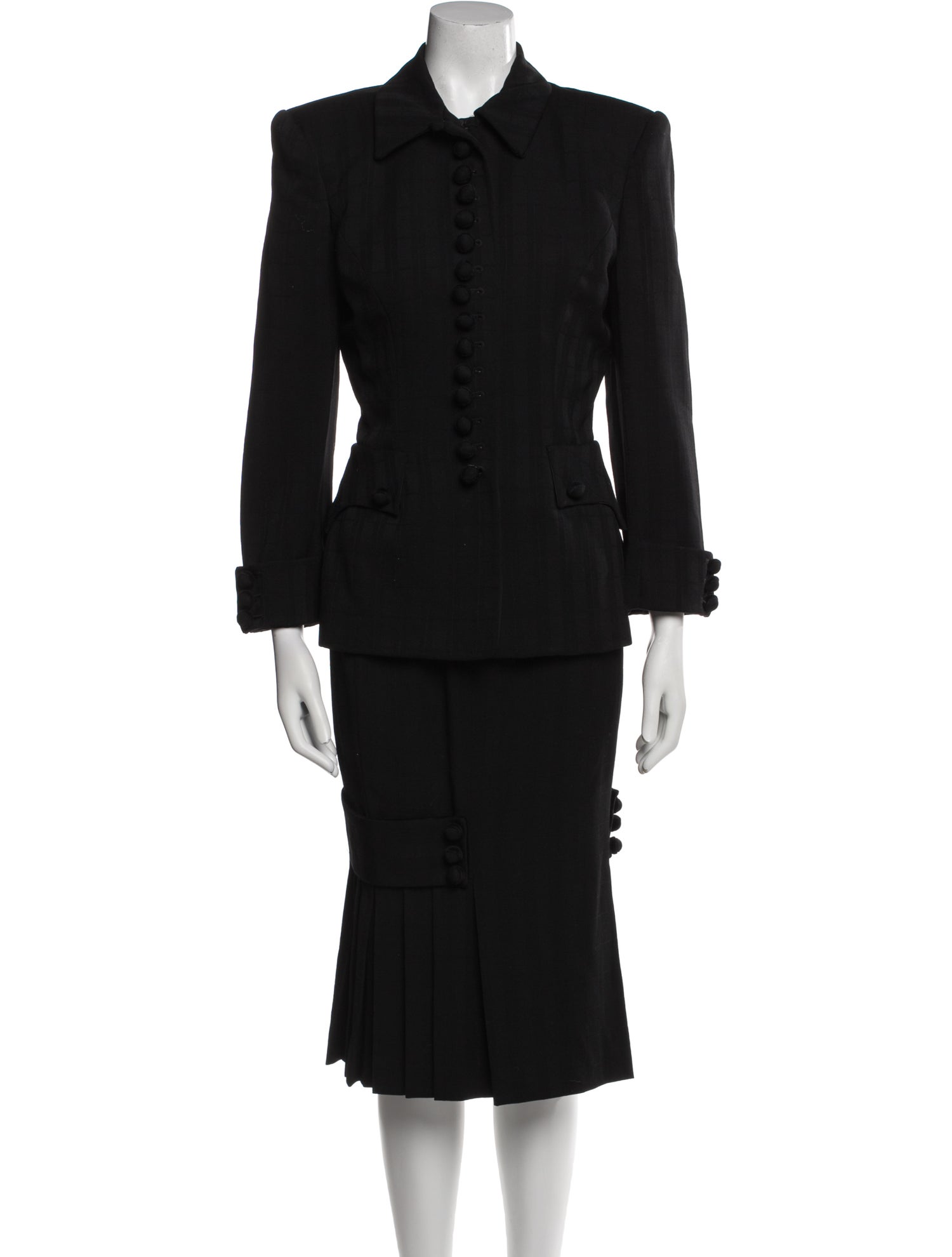 Norma Kamali Vintage 1988 Skirt Set