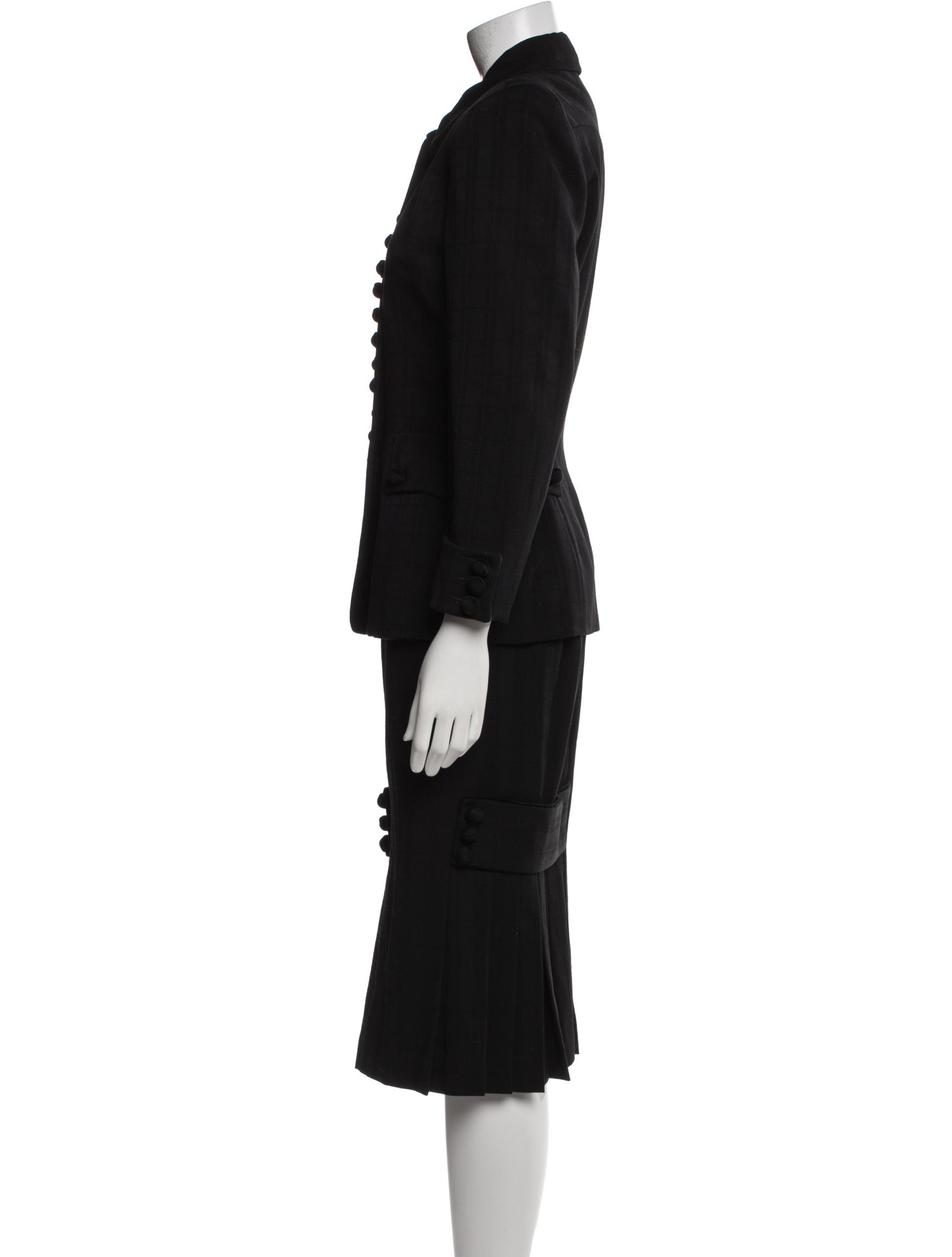 Norma Kamali Vintage 1988 Skirt Set