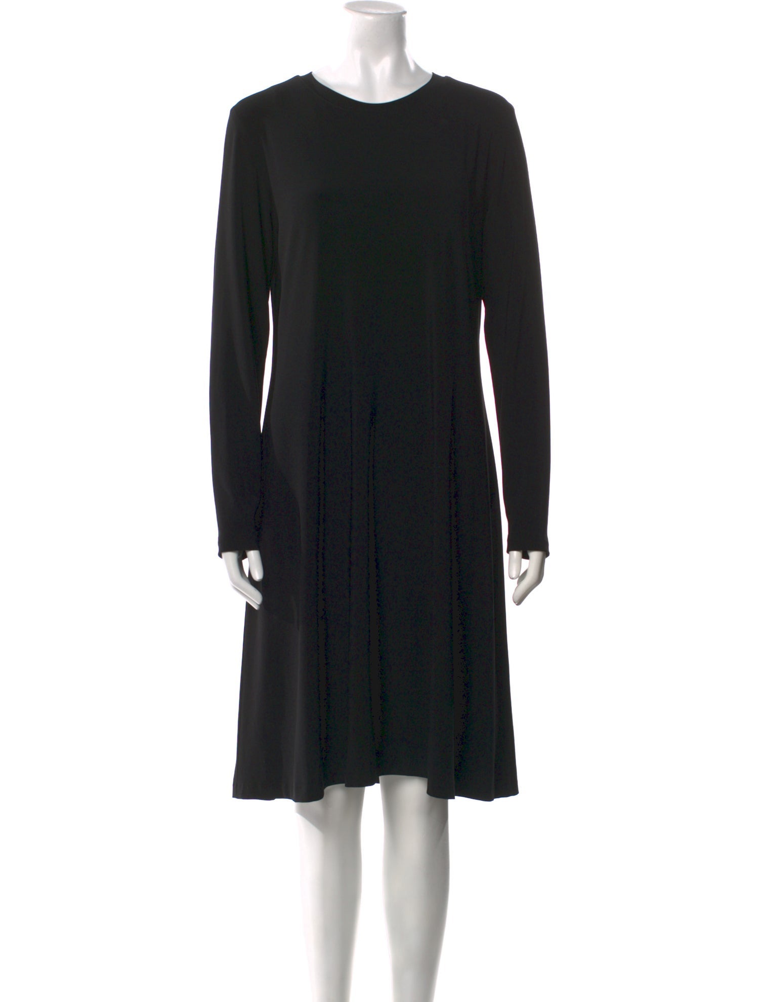 Norma Kamali Crew Neck Knee-Length Dress