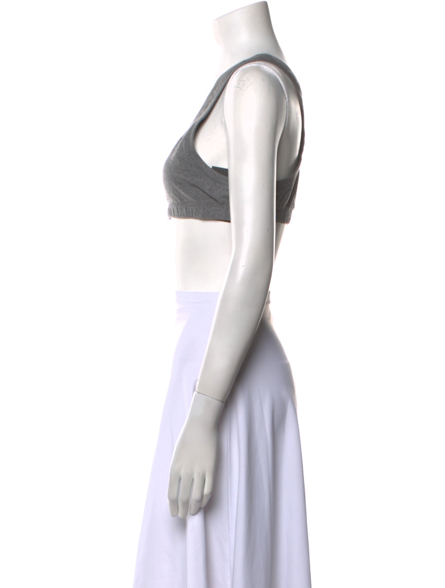 Norma Kamali Scoop Neck Sleeveless Crop Top w/ Tags