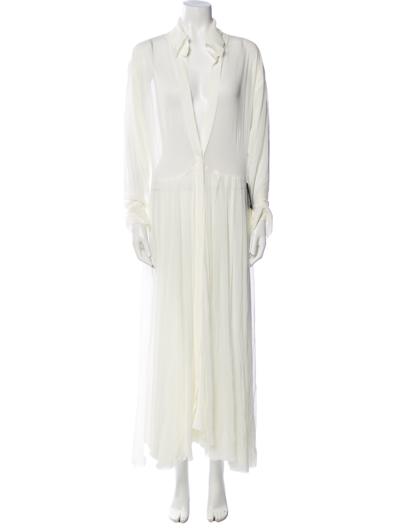 Norma Kamali V-Neck Long Dress